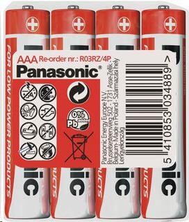 PANASONIC Zinkouhlíkové baterie Red Zinc R03RZ/4P AAA 1
