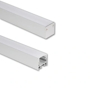 Přisazený hliníkový profil McLED PCA 25x25mm včetně mléčného difuzoru 2m ML-761.049.74.2