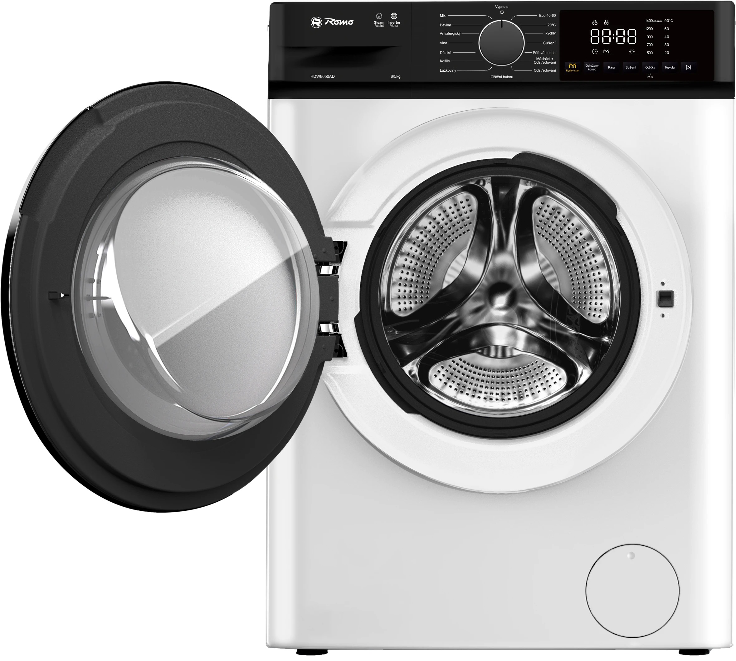 Romo RDW8050AD pračka se sušičkou - Obrázek 2