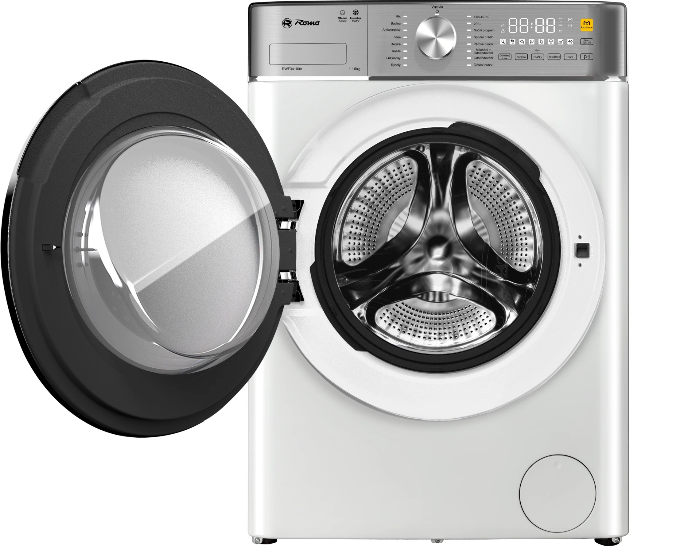 Romo RWF34100A pračka s předním plněním - Obrázek 2