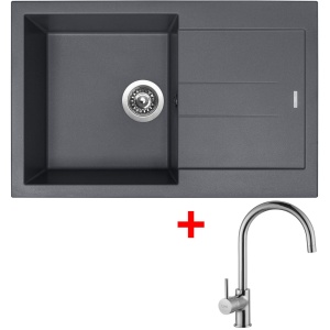 Sinks AMANDA 780 Titanium + Vitalia
