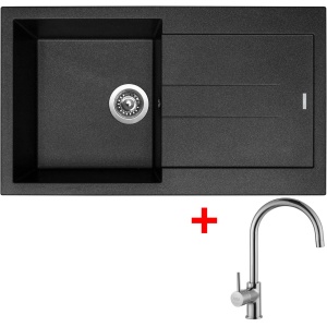 Sinks AMANDA 860 Metalblack + Vitalia