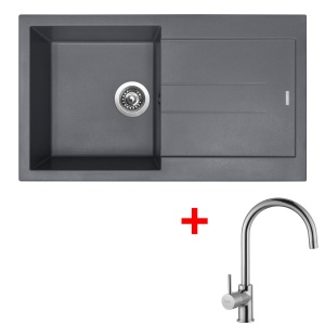 Sinks AMANDA 860 Titanium + Vitalia