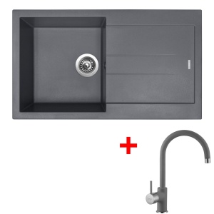 Sinks AMANDA 860 Titanium + Vitalia GR
