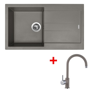 Sinks AMANDA 860 Truffle + Vitalia GR