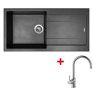 Sinks AMANDA 990 Metalblack + Vitalia