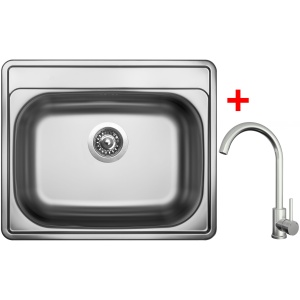 Sinks COMFORT 600 + ARCO celonerezová