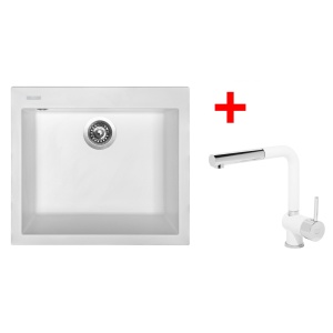 Sinks CUBE 560 Milk + Mix 3 P GR