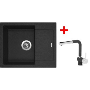 Sinks LINEA 600 Granblack + Mix 3 P GR