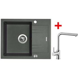 Sinks LINEA 600 XC Titanium + Elka