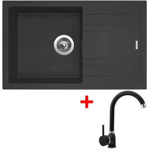 Sinks LINEA 780 Granblack + Polo GR