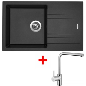 Sinks LINEA 780 Metalblack + Elka