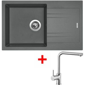 Sinks LINEA 780 Titanium + Elka