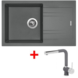 Sinks LINEA 780 Titanium + Mix 3 P GR