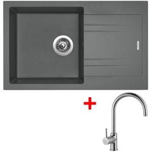 Sinks LINEA 780 Titanium + Vitalia