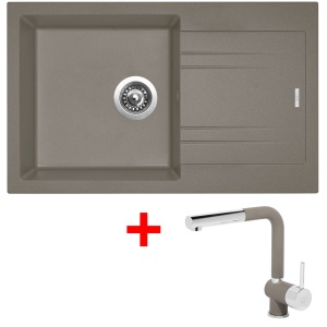 Sinks LINEA 780 Truffle + Mix 3 P GR