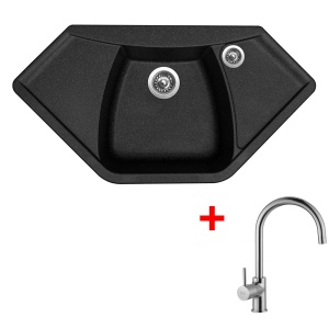Sinks NAIKY 980 Granblack + Vitalia