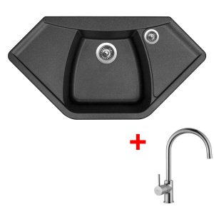 Sinks NAIKY 980 Metalblack + Vitalia