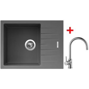 Sinks PERFECTO 650 Titanium + Vitalia