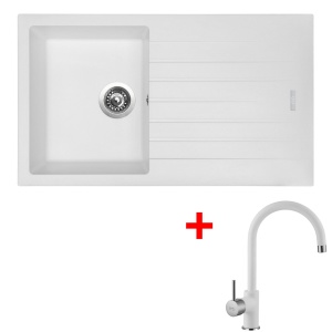 Sinks PERFECTO 860 Milk + Vitalia GR