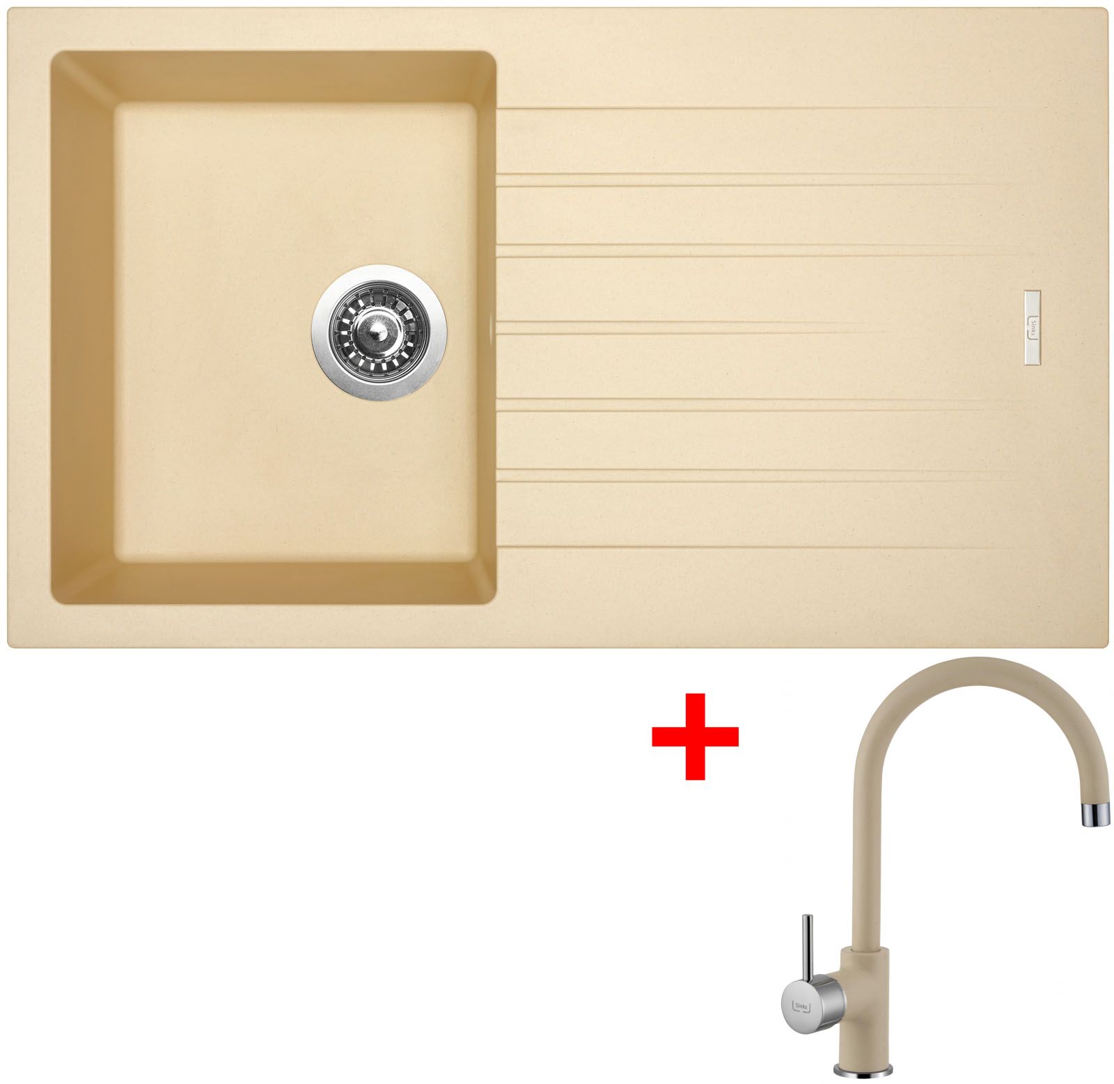 Sinks PERFECTO 860 Sahara + Vitalia GR