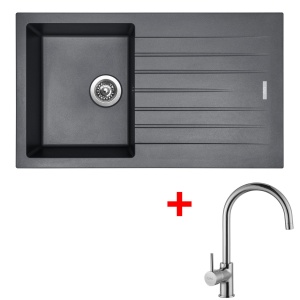 Sinks PERFECTO 860 Titanium + Vitalia