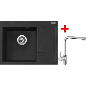 Sinks RIM 650 L Granblack + Elka