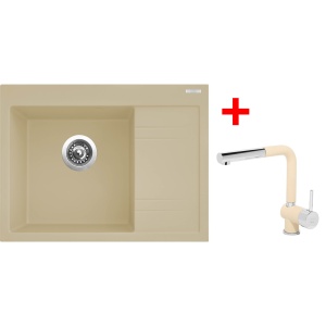 Sinks RIM 650 L Sahara + Mix 3 P GR