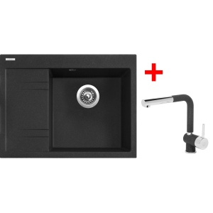 Sinks RIM 650 P Granblack + Mix 3 P GR