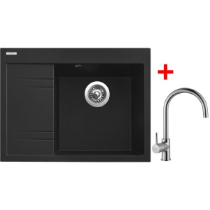 Sinks RIM 650 P Metalblack + Vitalia