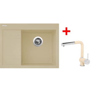 Sinks RIM 650 P Sahara + Mix 3 P GR