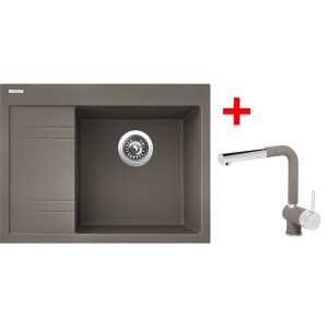 Sinks RIM 650 P Truffle + Mix 3 P GR