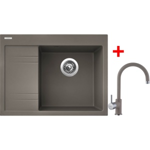 Sinks RIM 650 P Truffle + Vitalia GR