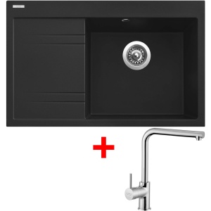 Sinks RIM 780 P Metalblack + Elka