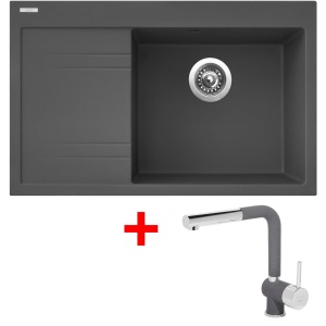 Sinks RIM 780 P Titanium + Mix 3 P GR