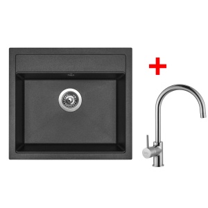 Sinks SOLO 560 Metalblack + Vitalia
