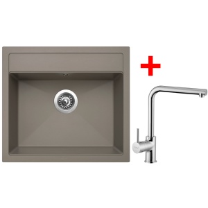 Sinks SOLO 560 Truffle + ELKA lesklá