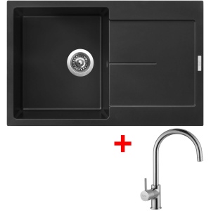 Sinks ULTIMA 790 Pureblack + Vitalia
