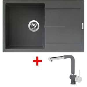 Sinks ULTIMA 790 Titanium + Mix 3 P GR