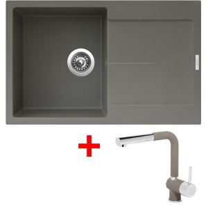 Sinks ULTIMA 790 Truffle + Mix 3 P GR