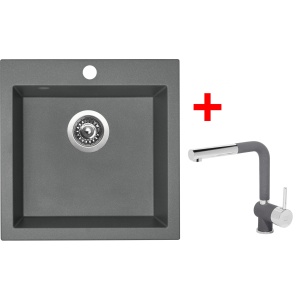 Sinks VIVA 455 Titanium + Mix 3 P GR
