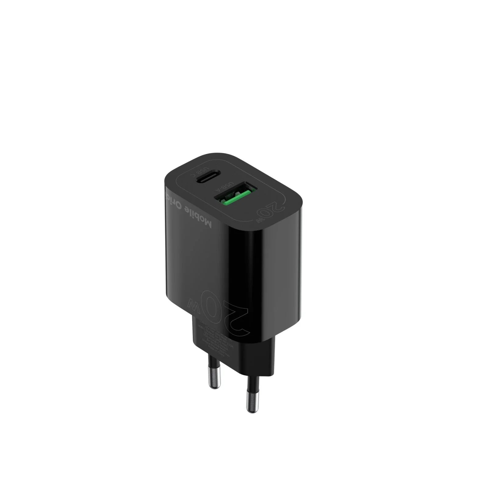 Síťová nabíječka Mobile Origin USB-C a USB-A Wall Charger 20W - Obrázek 2