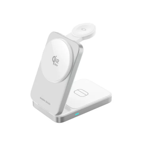 Skládací nabíjecí stojánek 3v1 Mobile Origin PW35 MagSafe Qi2 25W