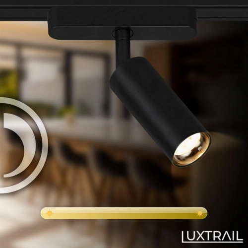 Startovací sada lištový systém BRILONER 200cm 2x 48V lišta 4 LED spoty s trafem černá 8025045 - Obrázek 2