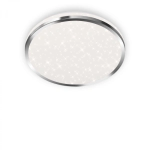 Stropní LED svítidlo hvězdné nebe BRILONER průměr 28cm 12W IP44 chrom 3403018