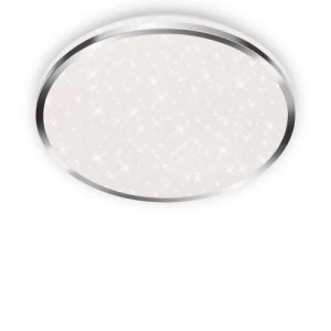 Stropní LED svítidlo hvězdné nebe BRILONER průměr 33cm 18W IP44 chrom 3403118