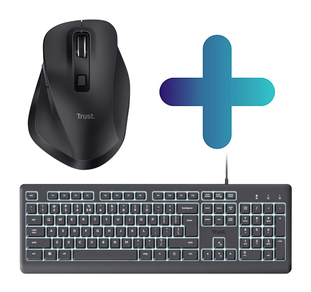 TRUST Primo Illuminated/Drátové USB-C/CZ/SK/Černá 26288 - Obrázek 2