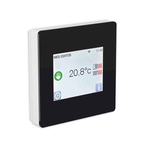 Termostat podlahový dotykový Fenix TFT WiFi RF-modul 4200144 černý - Obrázek 2