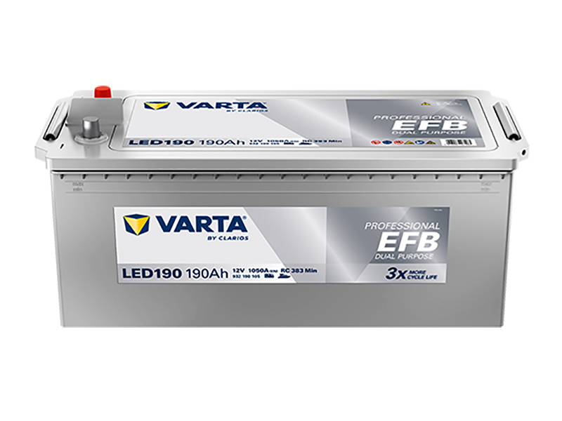 Varta Professional 12V 190Ah 1050A LED190 930 190 105 EFB - Obrázek 2