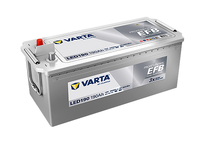 Varta Professional 12V 190Ah 1050A LED190 930 190 105 EFB